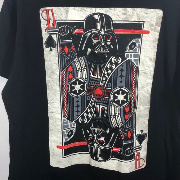 Star Wars Darth Vader black tee size large - Picture 2 of 4